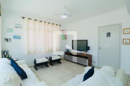 Sala de apartamento para alugar com 4 quartos, 151m² em Loteamento João Batista Julião, Guarujá