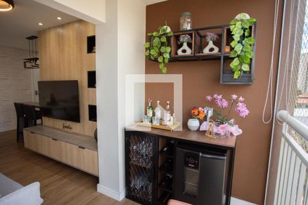 VARANDA DA SALA de apartamento à venda com 2 quartos, 62m² em Lapa, São Paulo