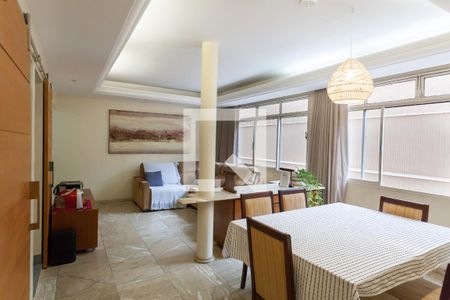 sala de apartamento à venda com 3 quartos, 102m² em Coração Eucarístico, Belo Horizonte