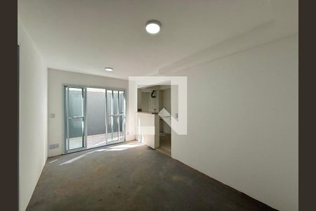 Sala  de apartamento à venda com 1 quarto, 43m² em Santo Amaro, São Paulo
