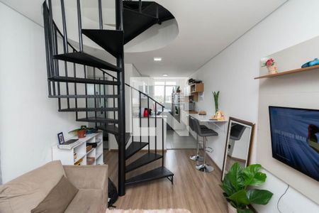 Sala de apartamento à venda com 2 quartos, 86m² em Diamante, Belo Horizonte