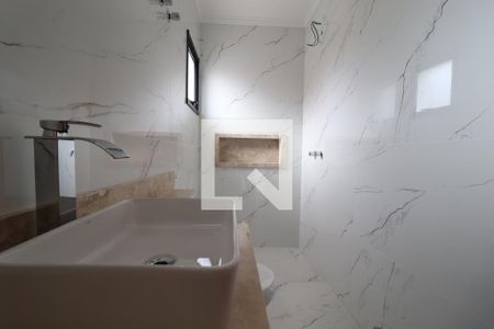 Banheiro Quarto 1 suíte de casa à venda com 4 quartos, 199m² em Vila Curuçá, Santo André