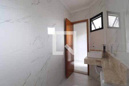 Banheiro Quarto 1 suíte de casa à venda com 4 quartos, 199m² em Vila Curuçá, Santo André