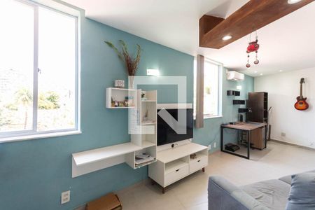 Sala de apartamento à venda com 1 quarto, 47m² em Grajaú, Rio de Janeiro