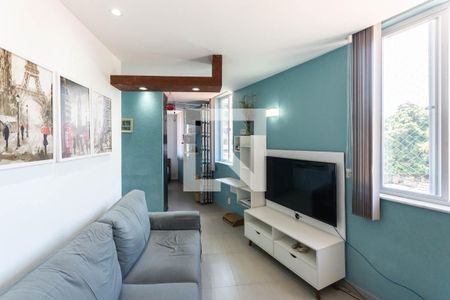 Sala de apartamento à venda com 1 quarto, 47m² em Grajaú, Rio de Janeiro