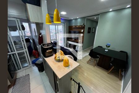 Sala/Cozinha de apartamento à venda com 2 quartos, 57m² em Lauzane Paulista, São Paulo