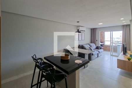 Sala de apartamento para alugar com 2 quartos, 99m² em Vila Caiçara, Praia Grande