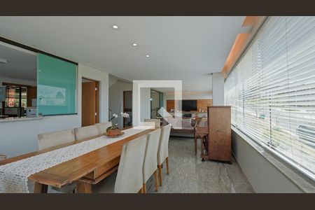 Sala de Jantar de casa de condomínio à venda com 5 quartos, 320m² em Alphaville Nova Lima, Nova Lima