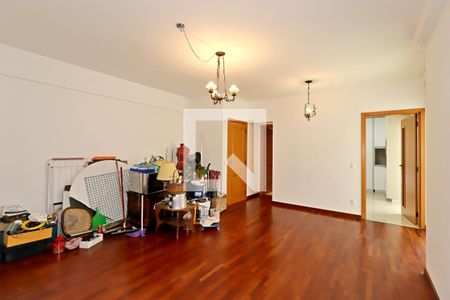Sala de apartamento à venda com 3 quartos, 124m² em Vila Scarpelli, Santo André