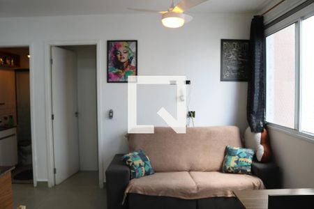 Sala/Cozinha de apartamento para alugar com 1 quarto, 35m² em Barra Funda, São Paulo