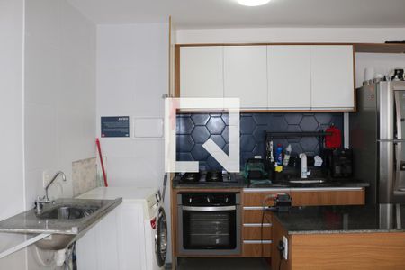 Sala/Cozinha de apartamento para alugar com 1 quarto, 35m² em Barra Funda, São Paulo