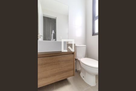 Lavabo de apartamento para alugar com 1 quarto, 45m² em Santa Cecília, São Paulo