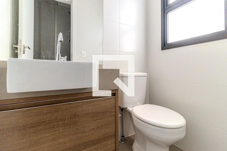 Lavabo de apartamento para alugar com 1 quarto, 45m² em Santa Cecília, São Paulo