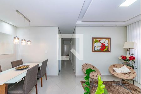 Sala de apartamento à venda com 3 quartos, 89m² em Monsenhor Messias, Belo Horizonte