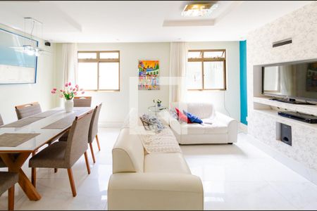 Sala de apartamento à venda com 3 quartos, 101m² em Buritis, Belo Horizonte