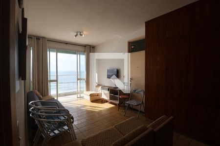 Sala de apartamento para alugar com 3 quartos, 118m² em Vila Luis Antonio, Guarujá