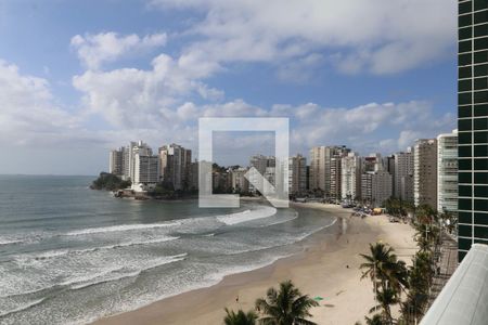 Vista Varanda da Sala de apartamento para alugar com 3 quartos, 118m² em Vila Luis Antonio, Guarujá