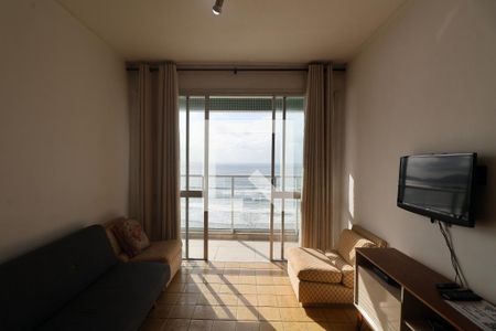 Sala de apartamento para alugar com 3 quartos, 118m² em Vila Luis Antonio, Guarujá