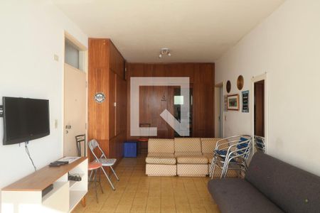 Sala de apartamento para alugar com 3 quartos, 118m² em Vila Luis Antonio, Guarujá