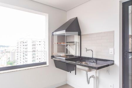 Varanda Gourmet de apartamento à venda com 2 quartos, 79m² em Campestre, Santo André
