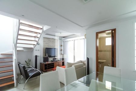 Sala de casa de condomínio à venda com 3 quartos, 89m² em Vila Sao Leopoldo, São Bernardo do Campo