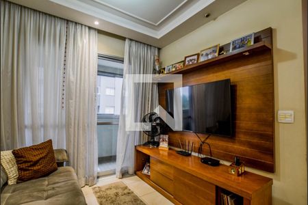 Sala de apartamento à venda com 3 quartos, 89m² em Vila Gilda, Santo André