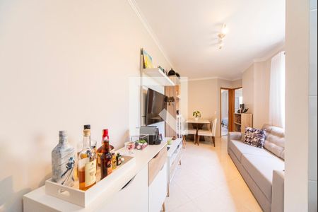 Sala de apartamento para alugar com 1 quarto, 45m² em Vila Eldizia, Santo André