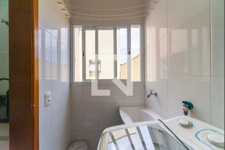 Área de Serviço de apartamento para alugar com 1 quarto, 45m² em Vila Eldizia, Santo André