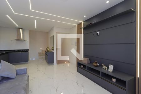 Sala de Estar de casa à venda com 3 quartos, 150m² em Vila Camilópolis, Santo André