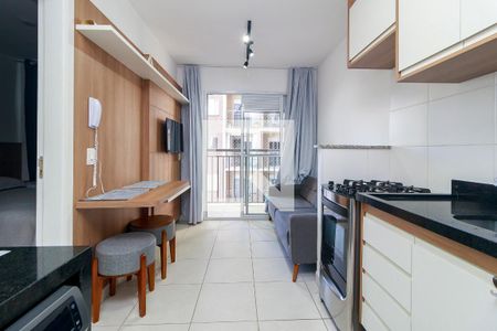 Sala de apartamento para alugar com 1 quarto, 30m² em Jardim Caravelas, São Paulo