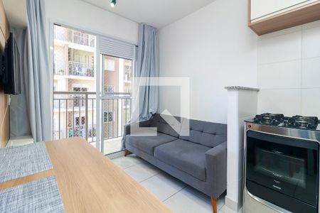 Sala de apartamento para alugar com 1 quarto, 30m² em Jardim Caravelas, São Paulo