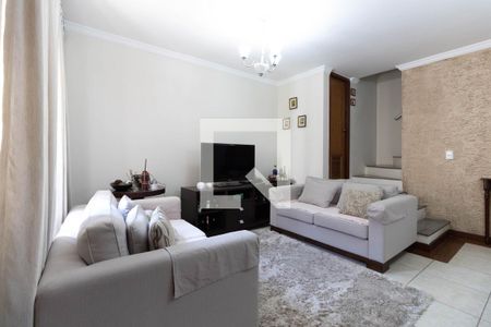 Sala de casa de condomínio à venda com 3 quartos, 102m² em Vila Brasilio Machado, São Paulo