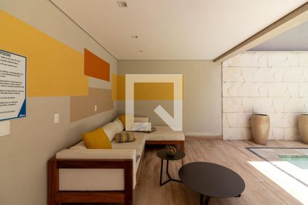 Área comum - Piscina de kitnet/studio para alugar com 1 quarto, 26m² em Indianópolis, São Paulo