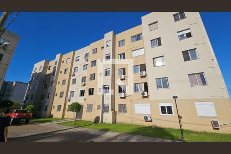 Fachada do bloco de apartamento à venda com 2 quartos, 44m² em Sarandi, Porto Alegre