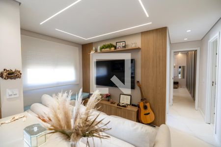 Sala de TV de apartamento à venda com 2 quartos, 77m² em Tamboré, Barueri