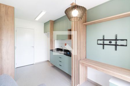 Sala - Cozinha de apartamento à venda com 1 quarto, 26m² em Vila Butantã, São Paulo