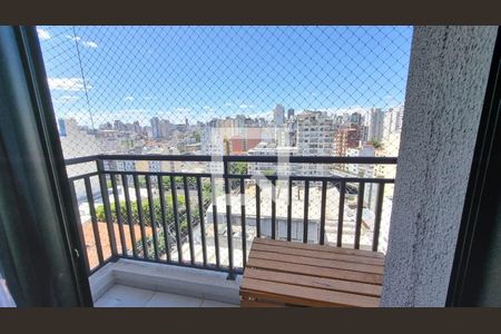 Varanda da Sala de apartamento para alugar com 1 quarto, 28m² em Campos Elíseos, São Paulo