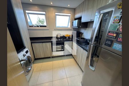 Cozinha de apartamento à venda com 2 quartos, 62m² em São Jorge, Novo Hamburgo