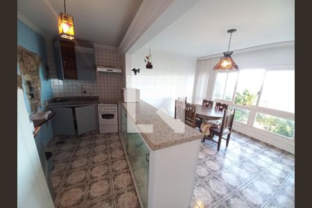 Cozinha de apartamento para alugar com 1 quarto, 50m² em Ilha Porchat, São Vicente