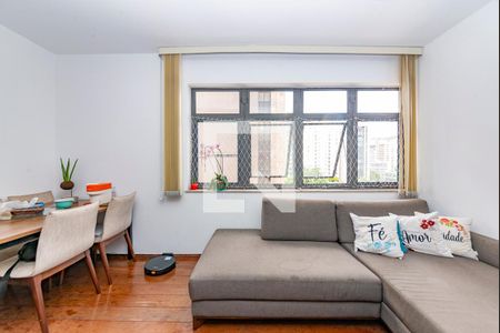Sala de apartamento à venda com 2 quartos, 80m² em Funcionários, Belo Horizonte