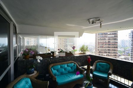 Varanda da Sala de apartamento para alugar com 4 quartos, 280m² em Barra da Tijuca, Rio de Janeiro