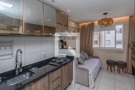 Sala/Cozinha de apartamento para alugar com 2 quartos, 34m² em Parque Fongaro, São Paulo