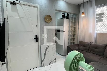 Sala de apartamento para alugar com 1 quarto, 34m² em José Menino, Santos
