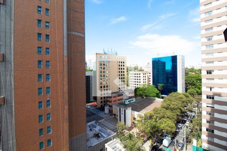 Vista da Varanda de apartamento à venda com 1 quarto, 41m² em Pinheiros, São Paulo