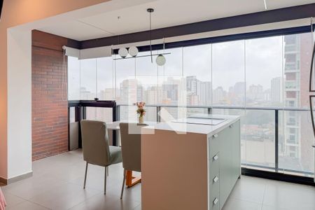 Varanda Gourmet de kitnet/studio para alugar com 1 quarto, 38m² em Vila Mariana, São Paulo