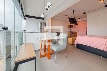 Varanda Gourmet de kitnet/studio para alugar com 1 quarto, 38m² em Vila Mariana, São Paulo