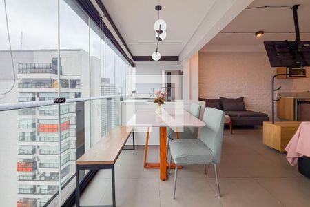 Varanda Gourmet de kitnet/studio para alugar com 1 quarto, 38m² em Vila Mariana, São Paulo
