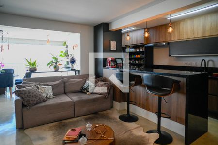 Sala de apartamento à venda com 2 quartos, 94m² em Vila Brasilio Machado, São Paulo