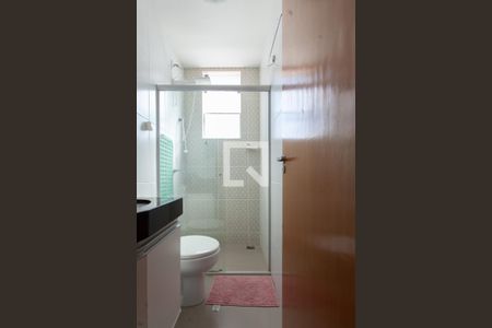 Banheiro da Suíte de apartamento à venda com 2 quartos, 50m² em Castelo, Belo Horizonte