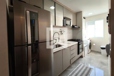 Cozinha de apartamento à venda com 2 quartos, 50m² em Jardim do Lago Continuacao, Campinas